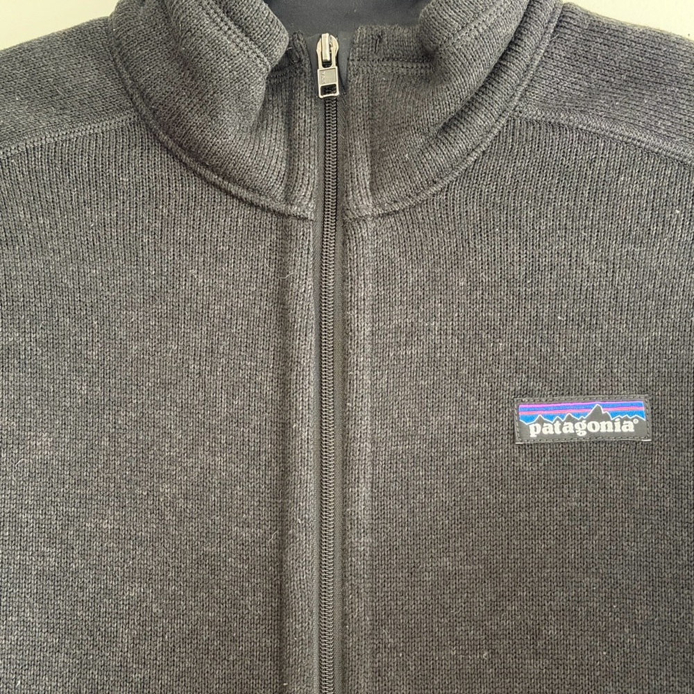 Patagonia Better Sweater Full Zip Black Womens Med. Excellent condition. - Picture 4 of 15